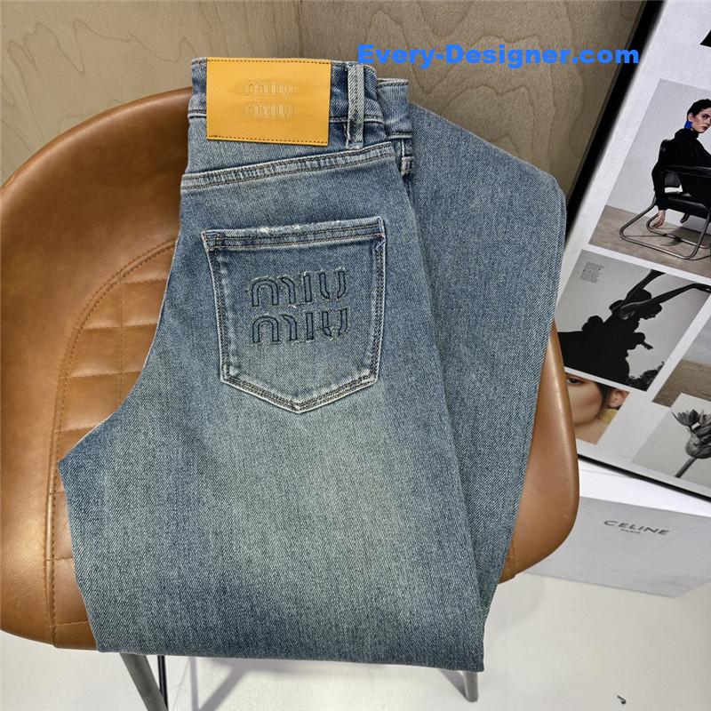 M1um1u straight pants replica designer clothing websites