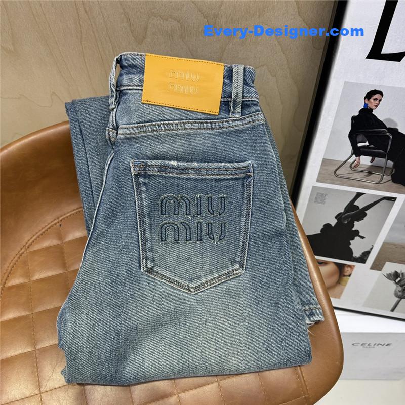 M1um1u straight pants replica designer clothing websites