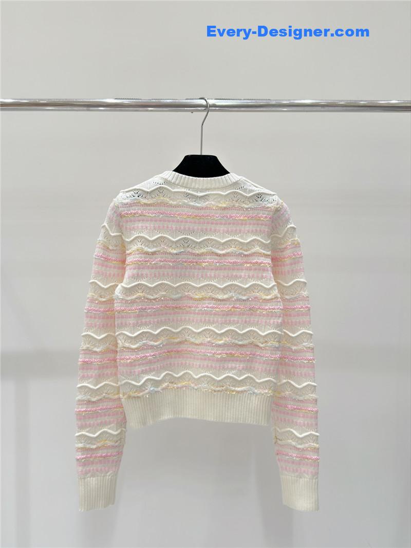 Ch**el knitted round neck long sleeve replica d&g clothing