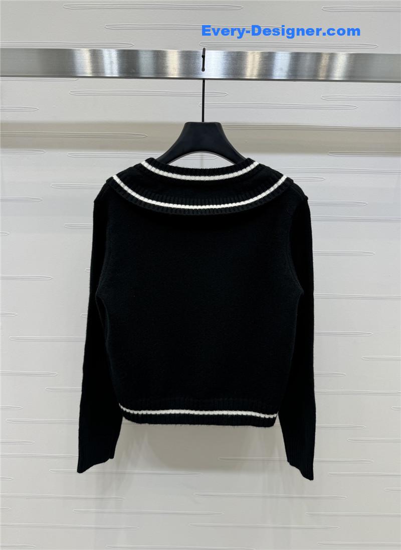M1um1u gold button long-sleeved cardigan replica clothing sites
