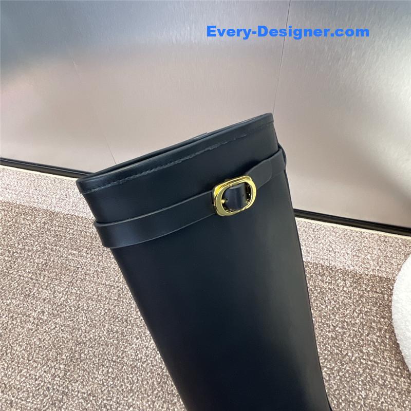 D10r empreinte black calfskin boots
