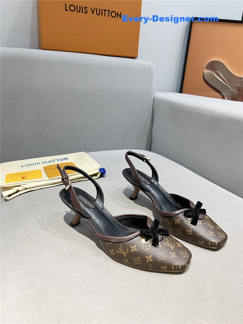 l0vis Vvtt0n neo slingbacks monogram calfskin pumps