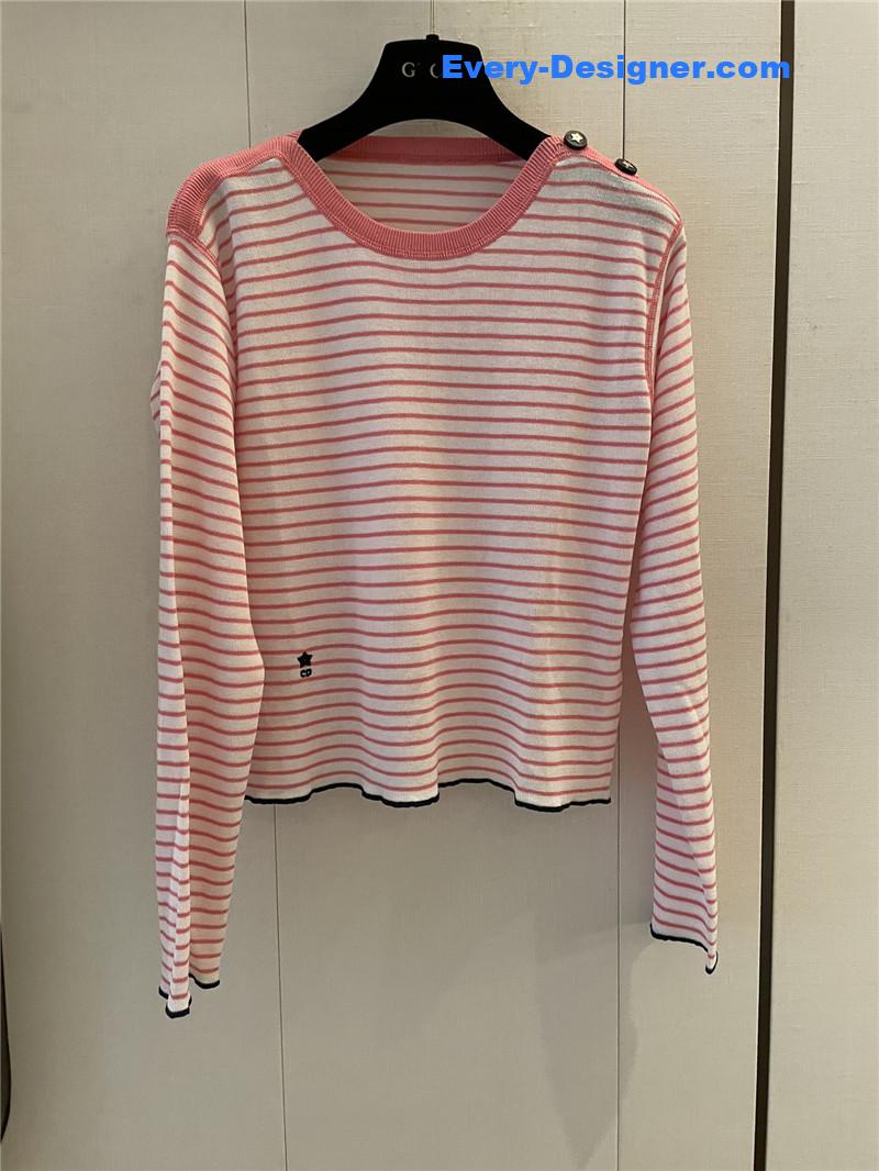 D10r striped linen sweater replica clothing sites