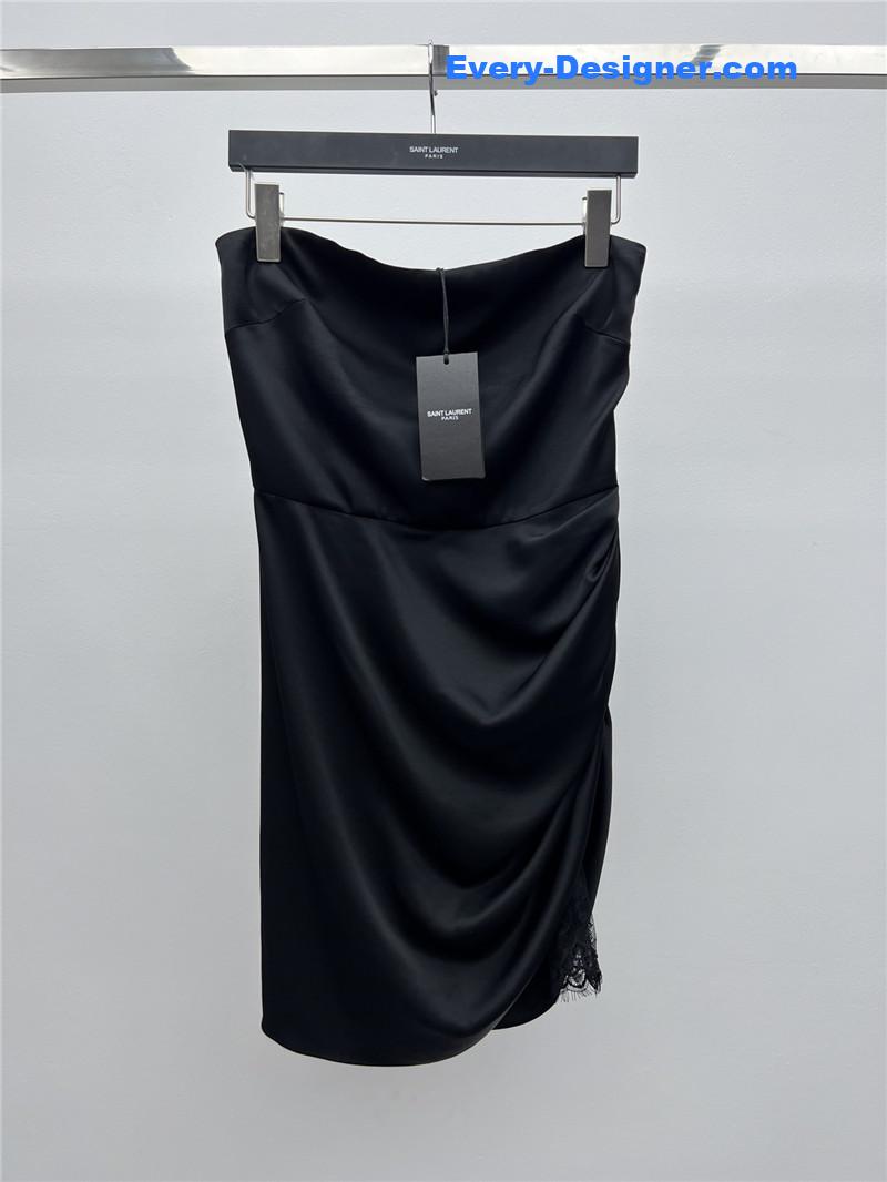 Y51 lace tube top dress replicas clothes