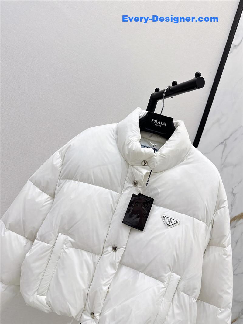 Pra*a bread short down jacket replica clothing sites
