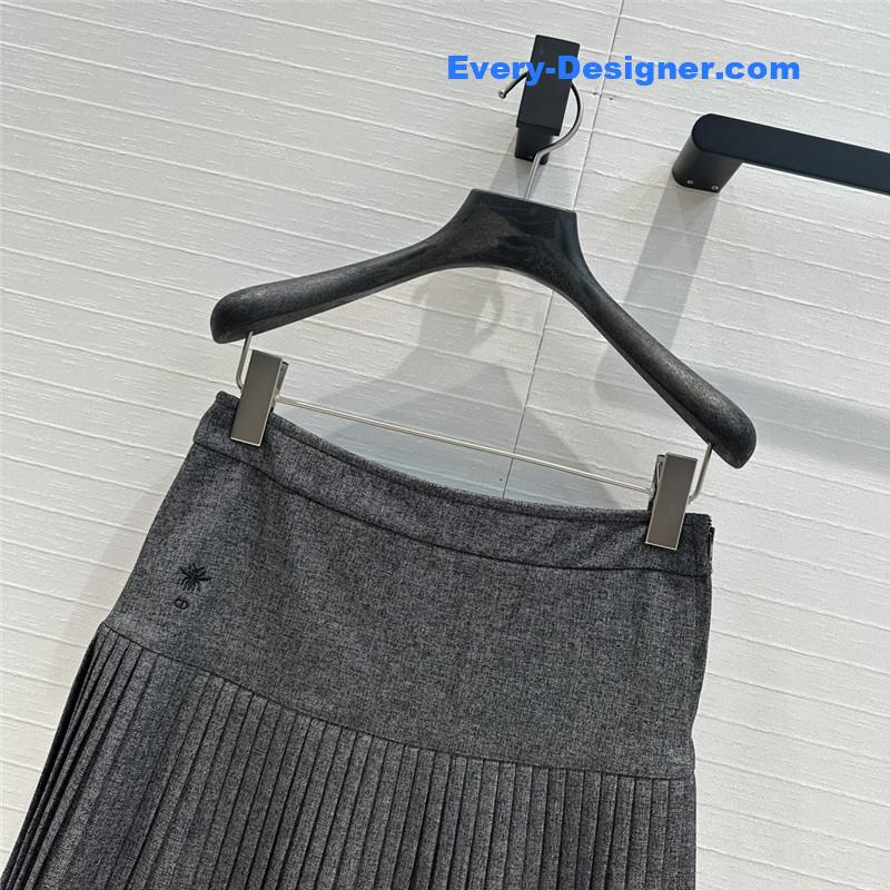 D10r grey pleated skirt replica clothing sites