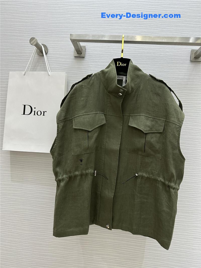 D10r workwear style stand collar vest jacket replica clothes