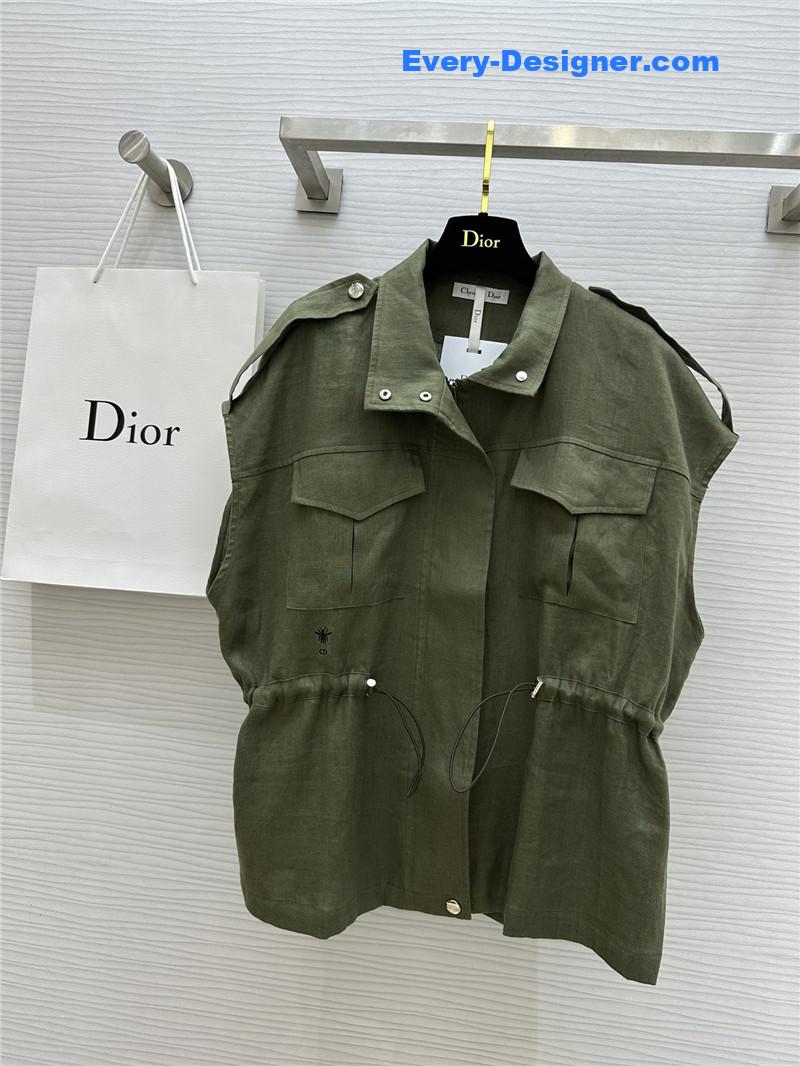 D10r workwear style stand collar vest jacket replica clothes