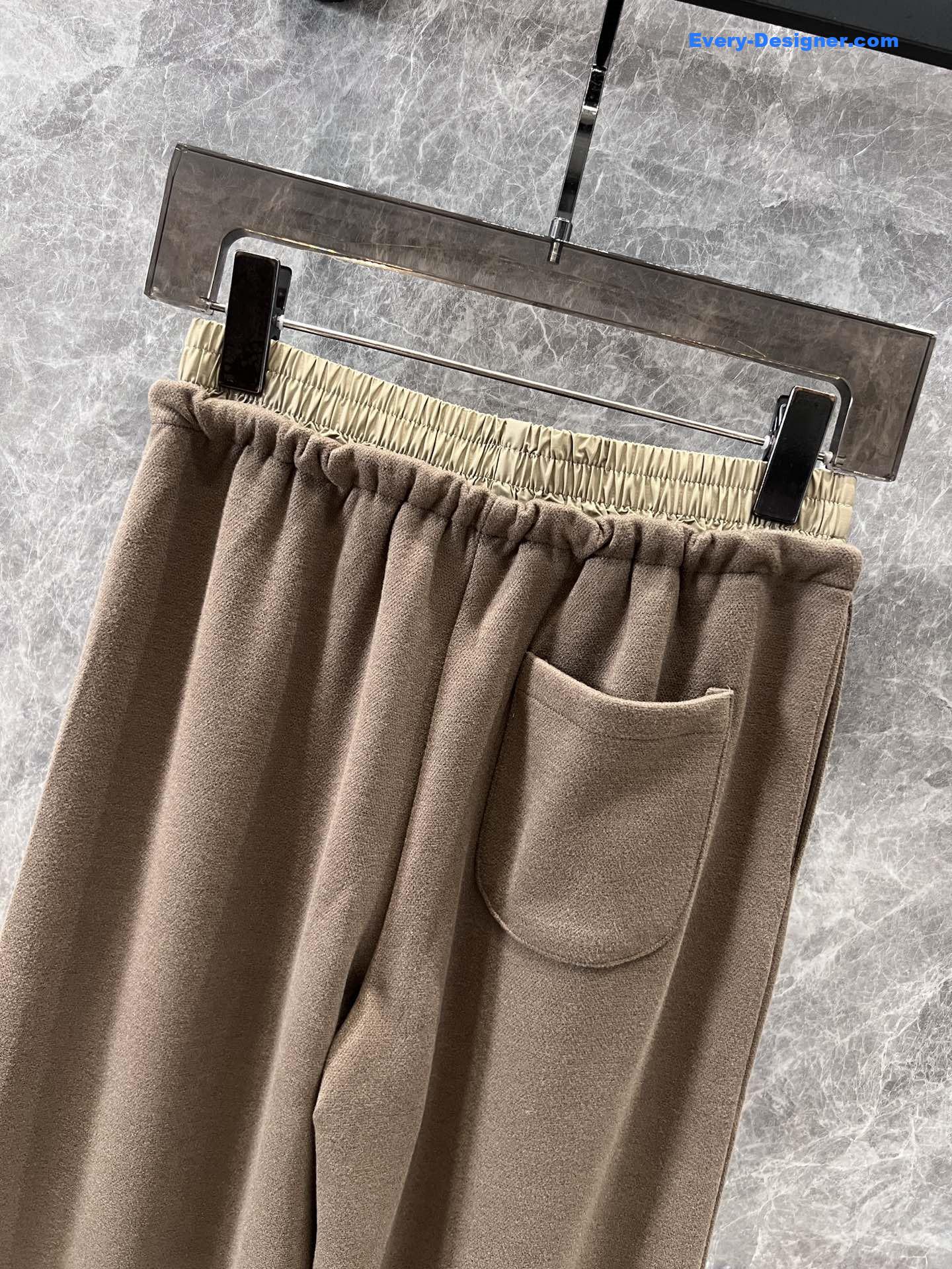 Ch**el straight wide-leg pants