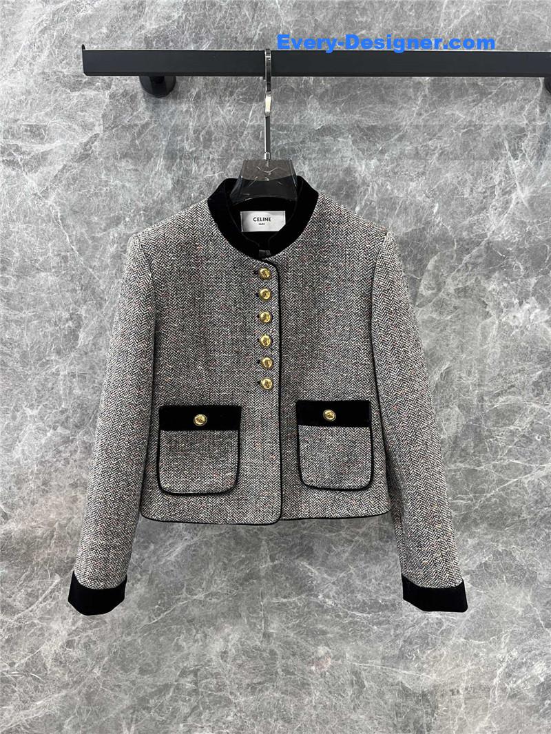 Ce1i*e short jacket + pleated skirt set