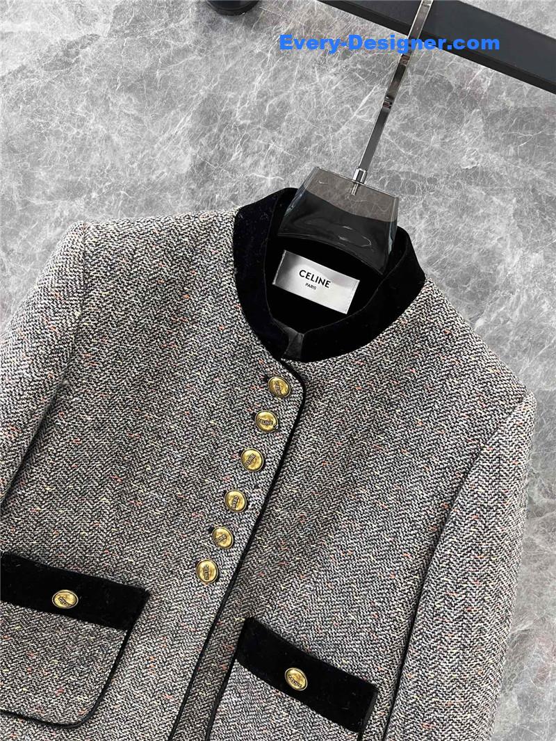 Ce1i*e short jacket + pleated skirt set
