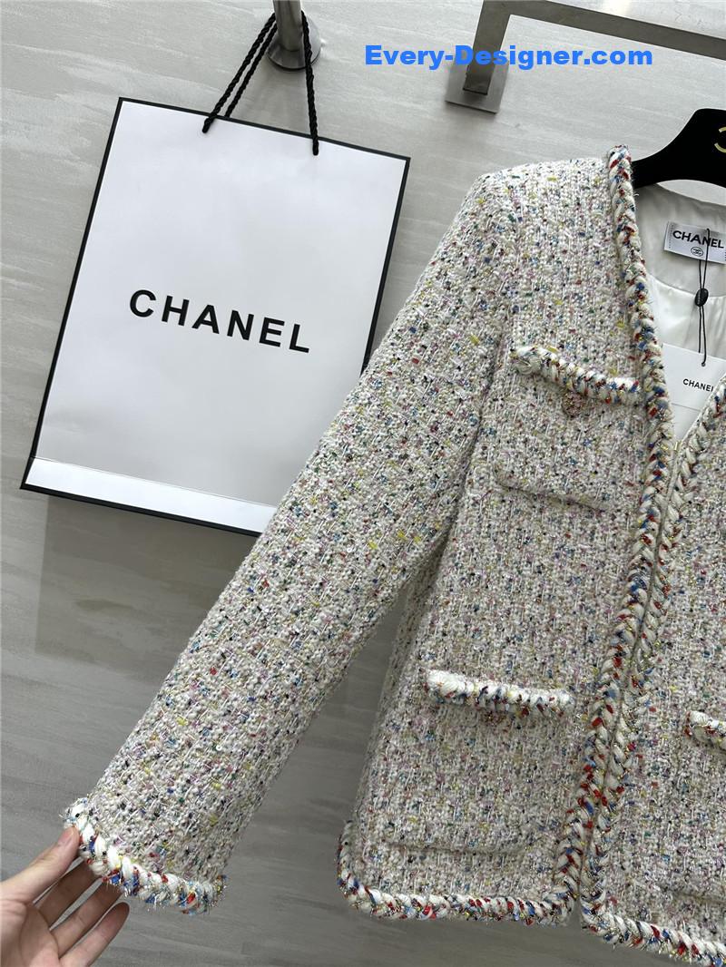 Ch**el wool tweed coat