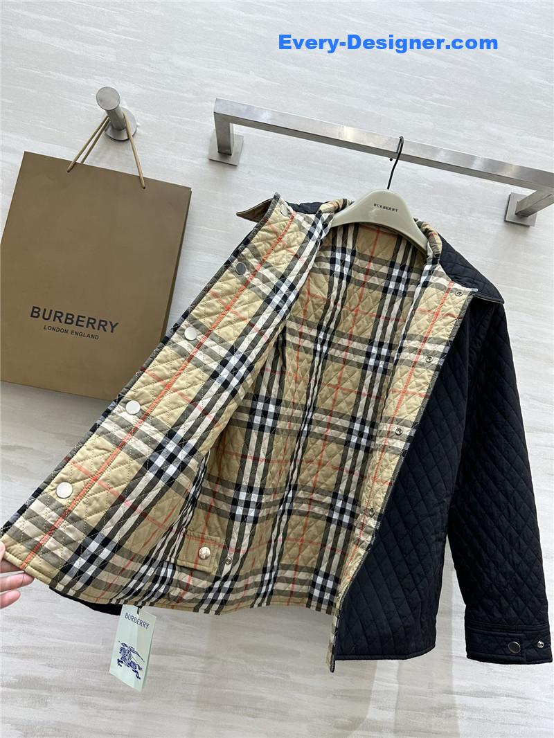 Bv*b*rry lapel coat