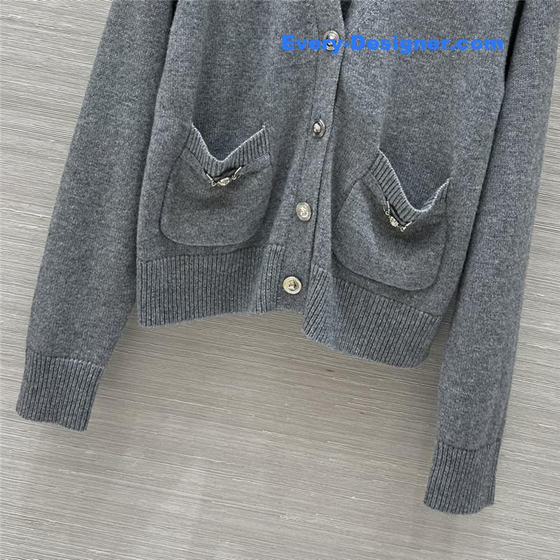 Versace cashmere cardigan coat