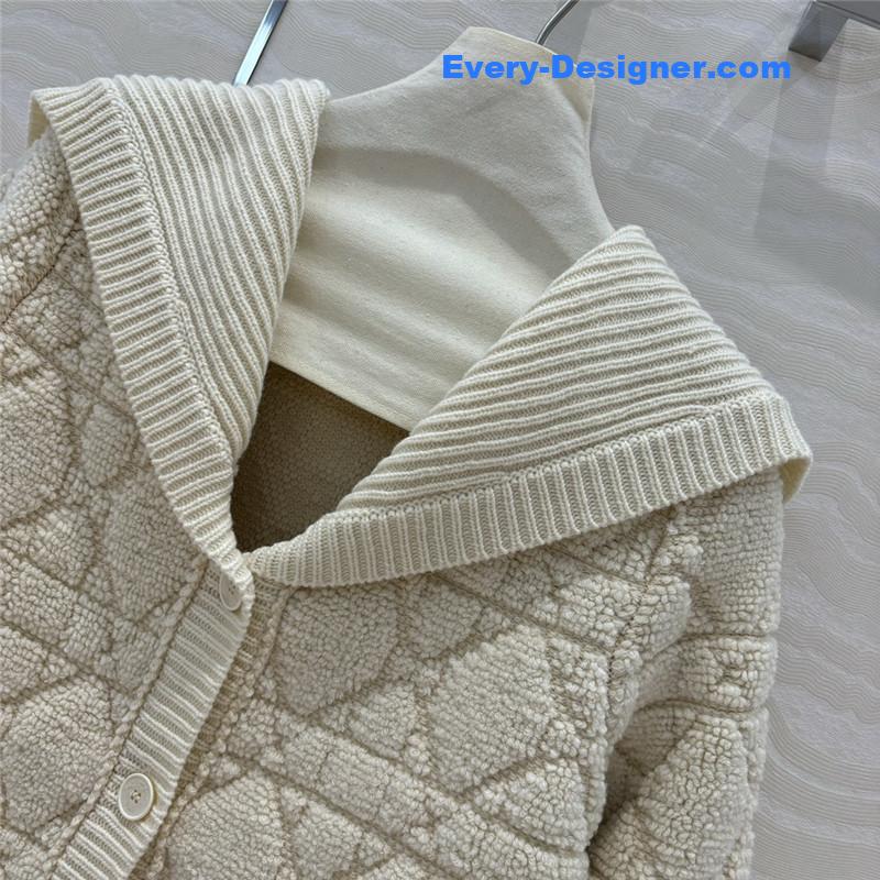 D10r navy collar coat