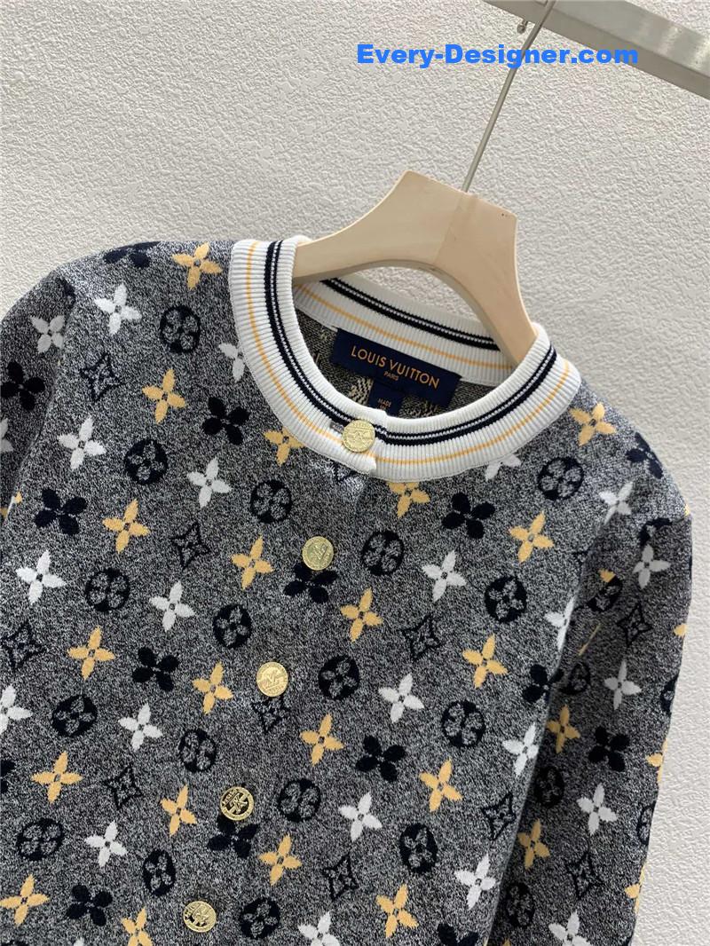 l0vis Vvtt0n kaleidoscope cardigan grey