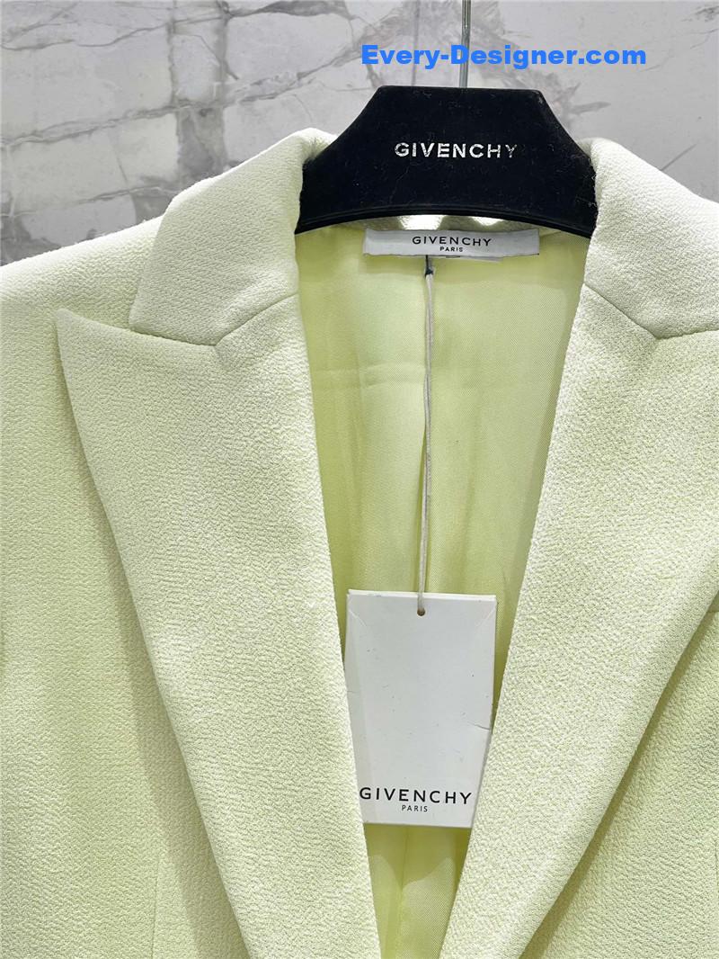 Givenchy single-button wool coat