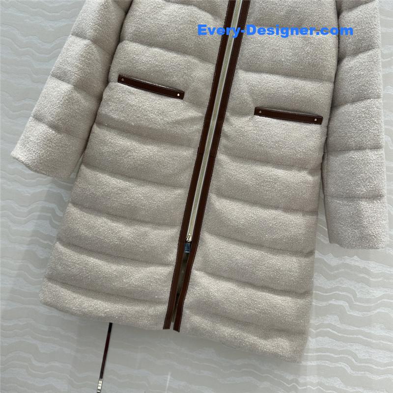 Moncler long down jacket