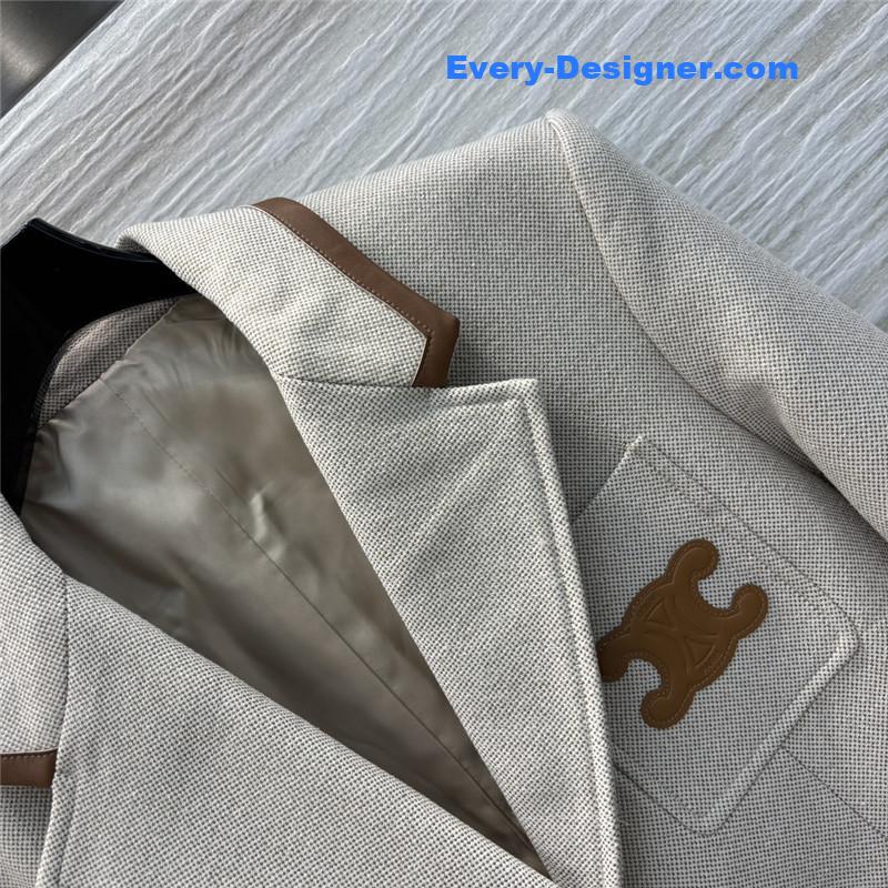 Ce1i*e herringbone blazer