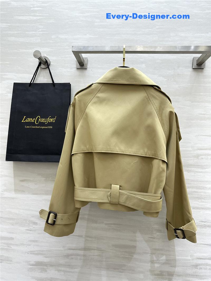acne studios short trench coat