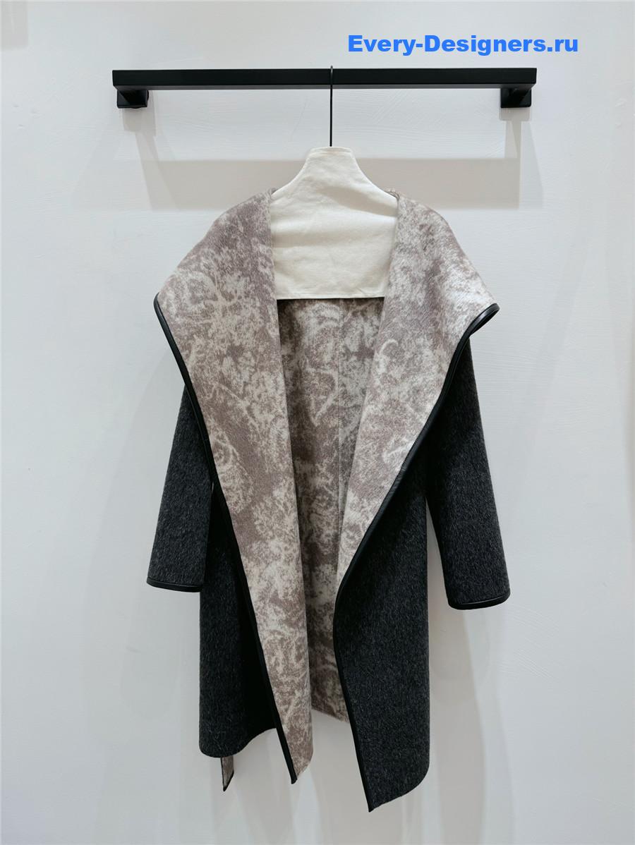 D10r belted cashmere coat