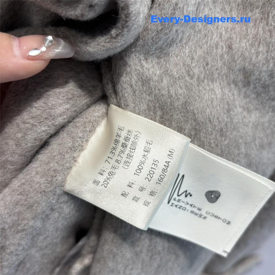 Vanitoo cashmere mink coat