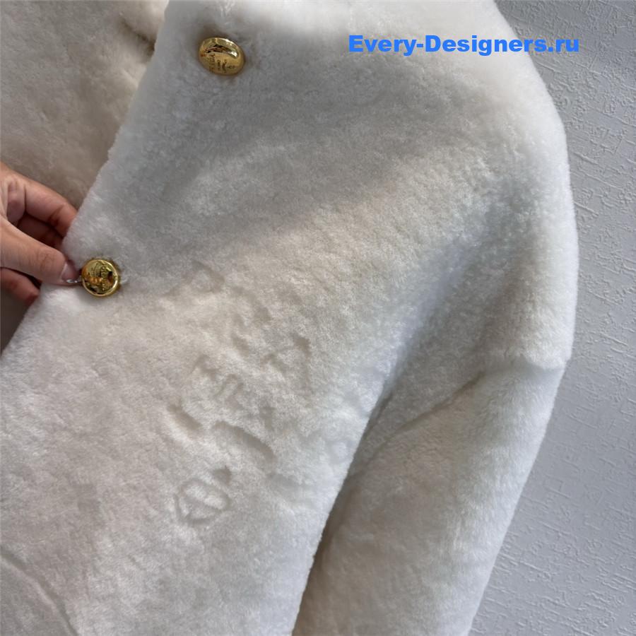 Pra*a fur long suit coat