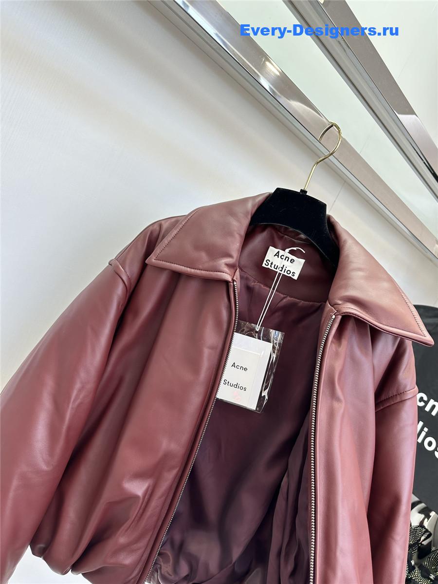 acne studios sheepskin coat