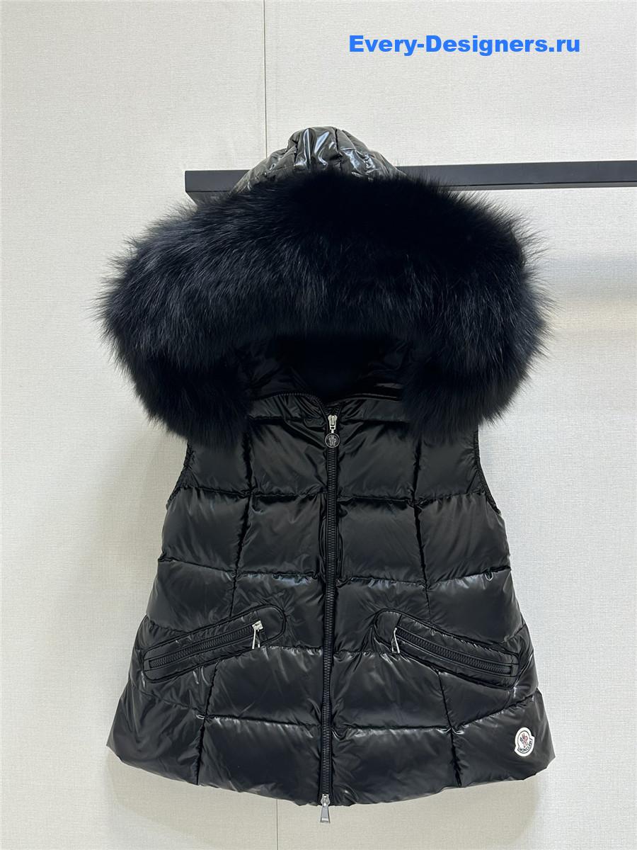 Moncler hooded down vest