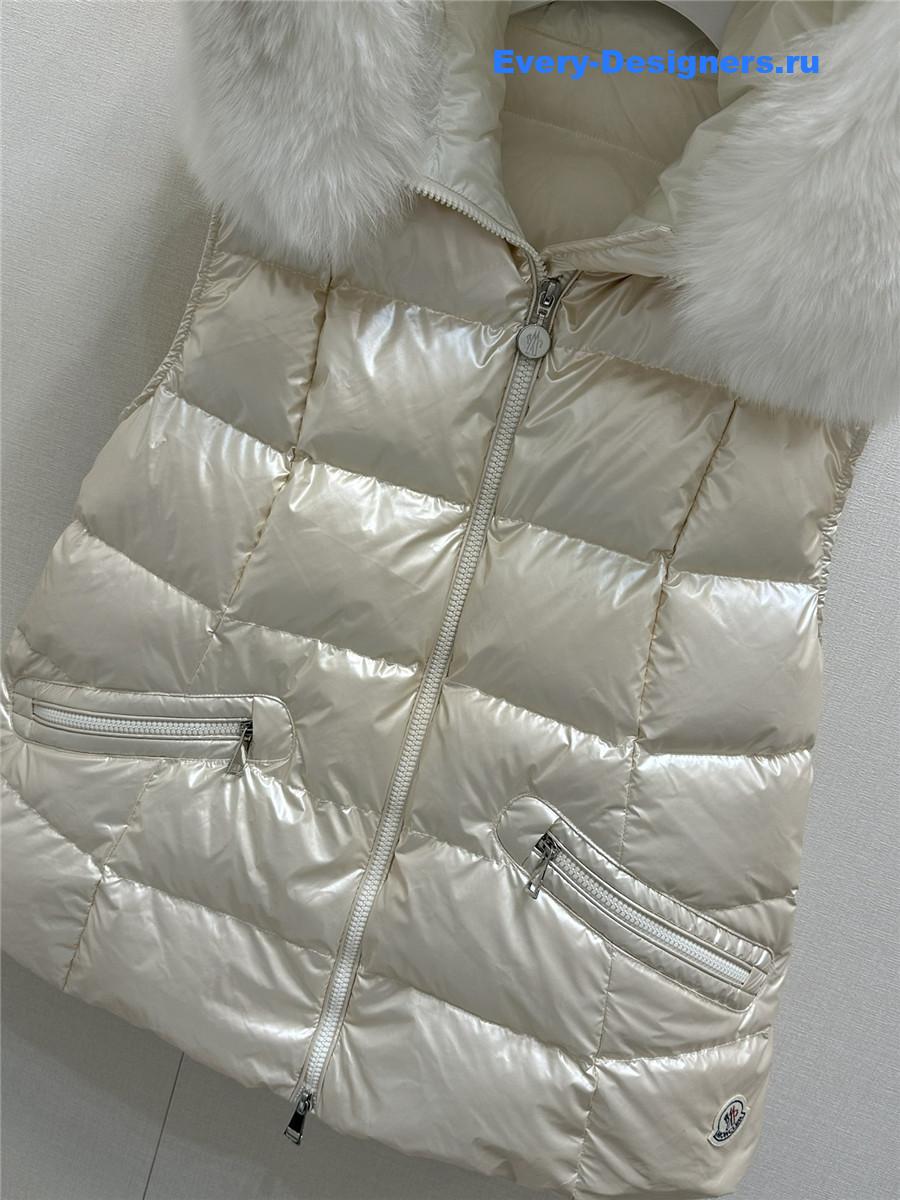 Moncler hooded down vest
