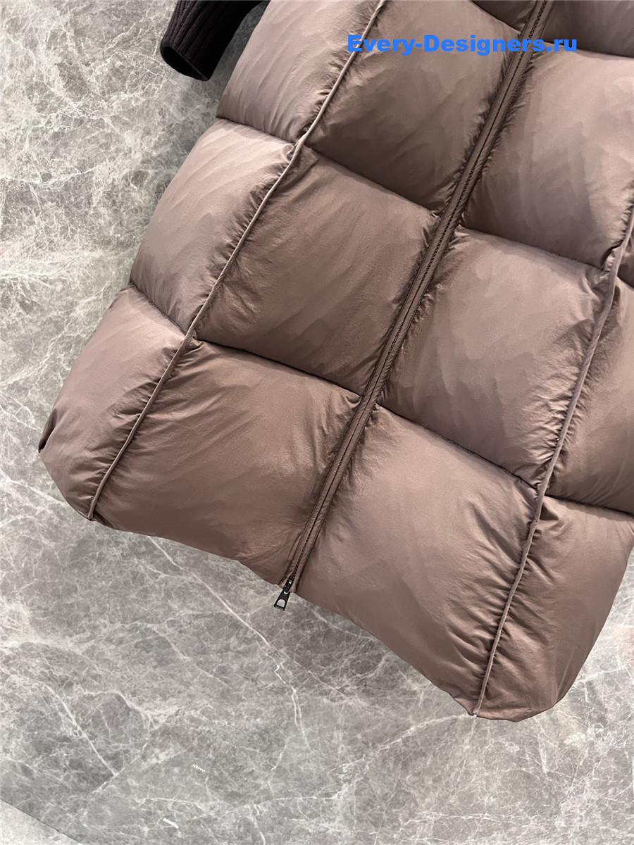 Moncler long down jacket