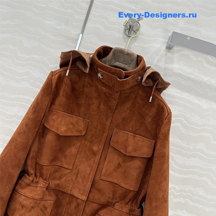 L0r0 P1ana traveler leather jacket
