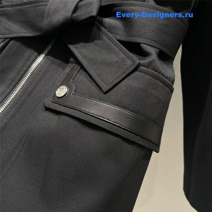 H**me5 waist trench coat