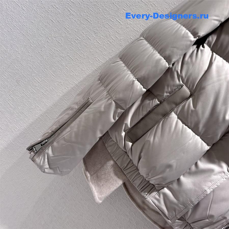 BC lapel two-piece down jacket