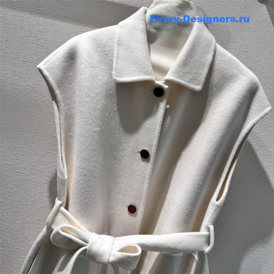 H**me5 belted vest jacket