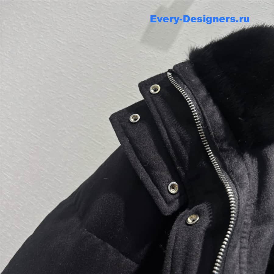 L0r0 P1ana cashmere mink collar down jacket