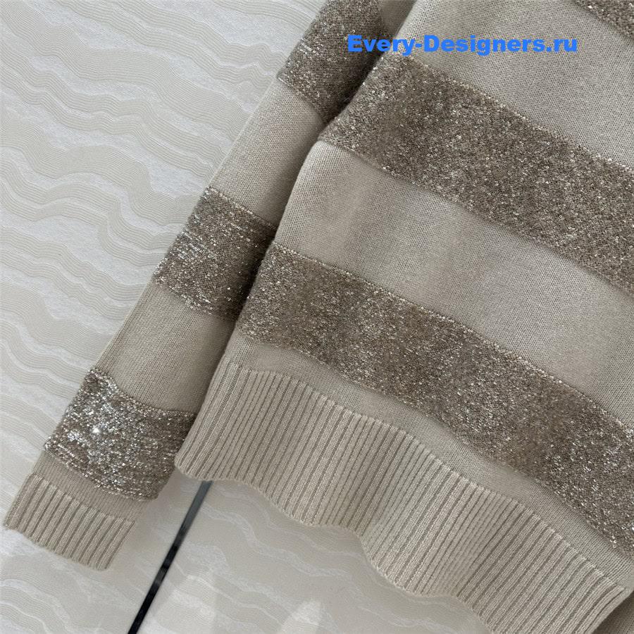 BC Sequin Knitted Cashmere Sweater