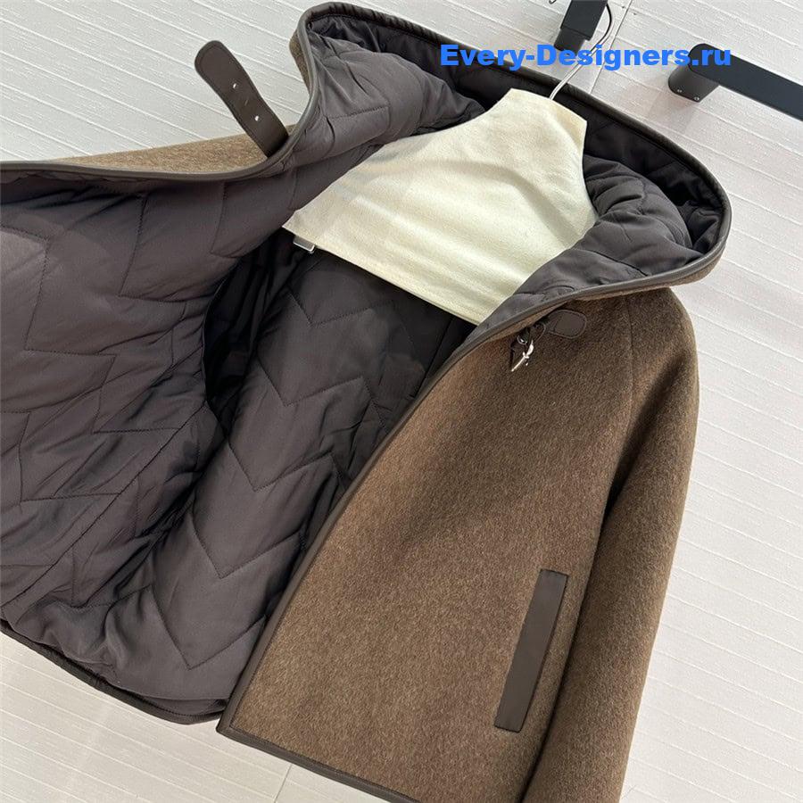 H**me5 cotton and wool coat