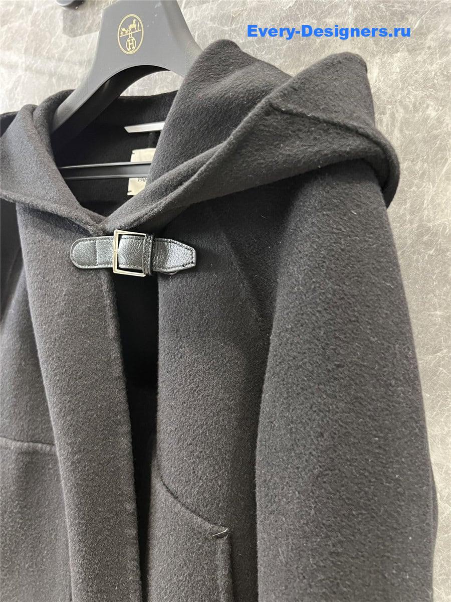 H**me5 studded cashmere coat