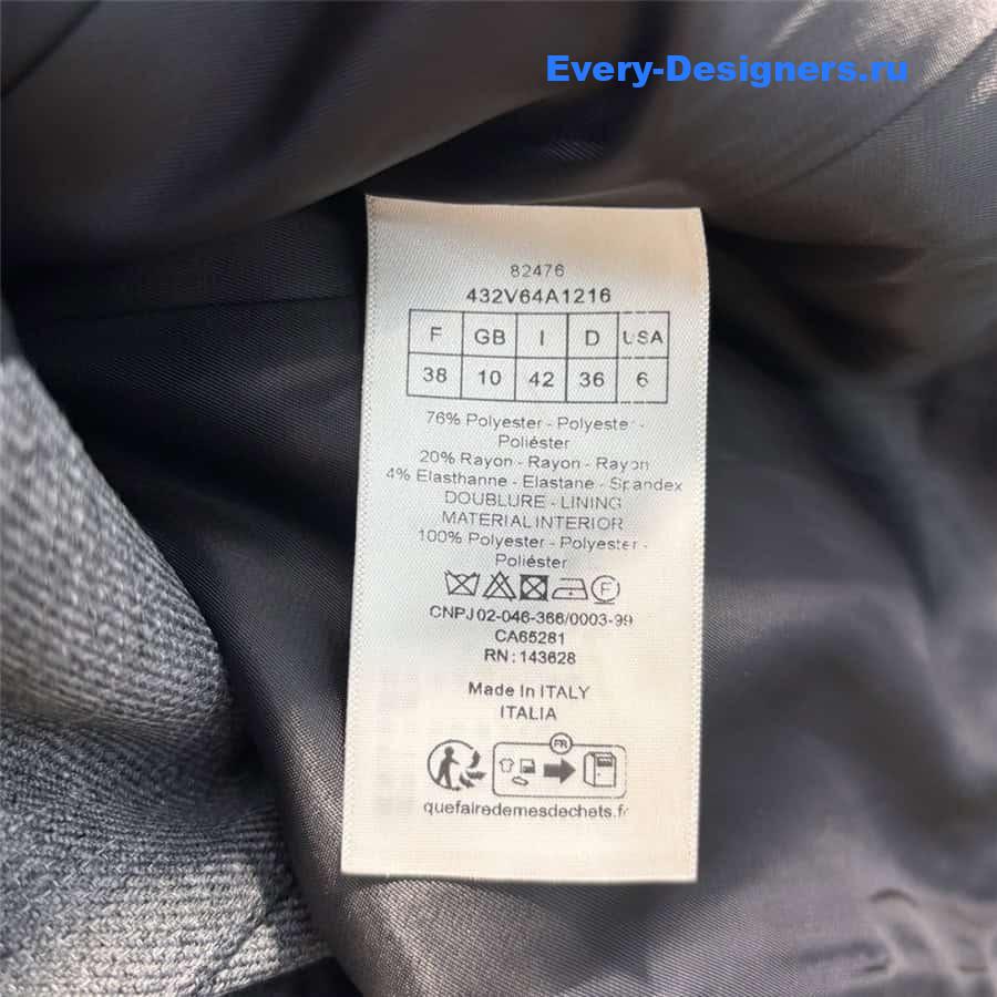 D10r woolen suit jacket