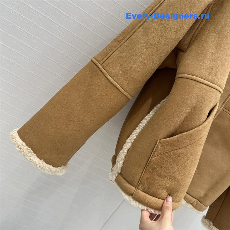 BC lambskin fur coat
