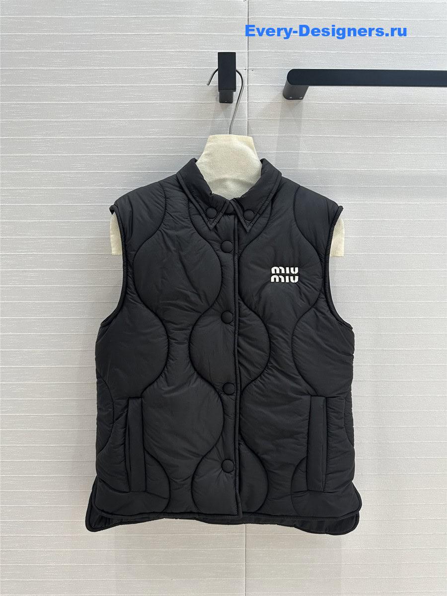 M1um1u quilted waistcoat