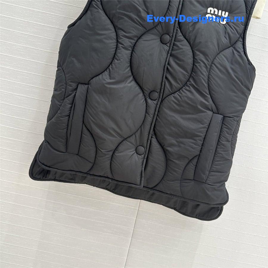 M1um1u quilted waistcoat
