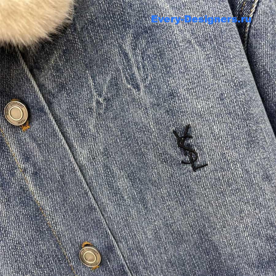 Y51 quilted denim jacket