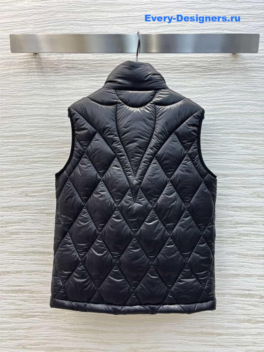 l0vis Vvtt0n lv quilted vest zipper jacket