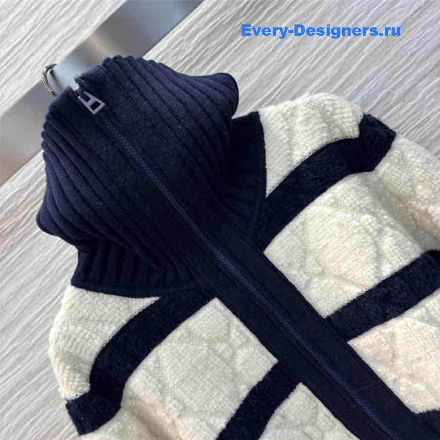 d10r D1am0nd quilted cardigan