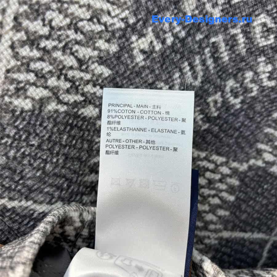 l0vis Vvtt0n lv round neck suit jacket