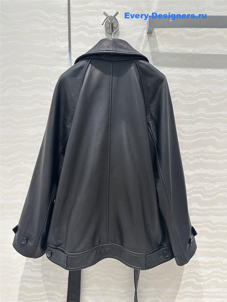 L0ew* leather jacket