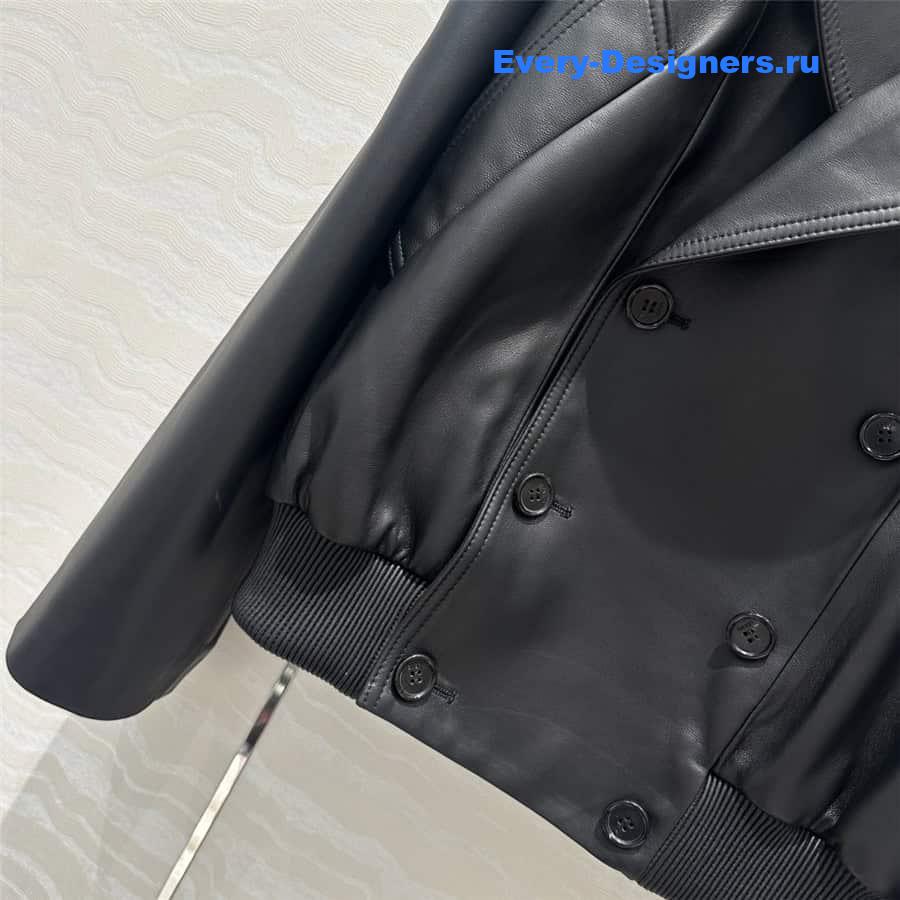 L0ew* leather jacket