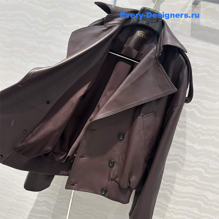 L0ew* leather jacket